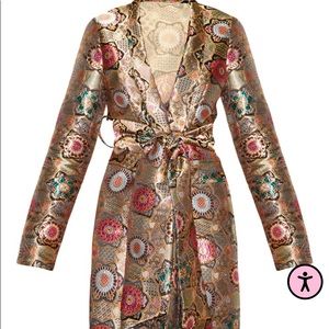Multi Print Jacquard Printed Blazer Dress